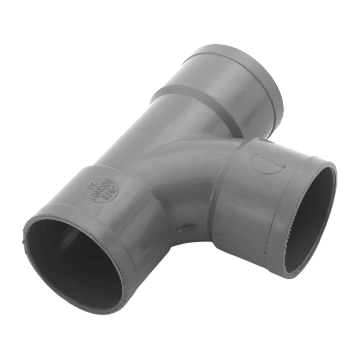 TEE UPVC 75MM 92.5 DRAINAGE