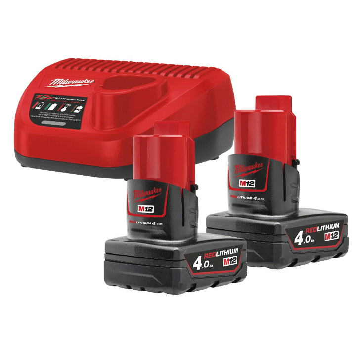 MILWAUKEE BATTERY KIT M12NRG-402