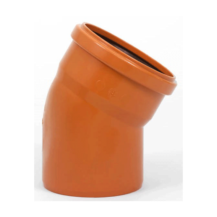 BEND UPVC 110MM 45 CYS EN 1401 SDR41 R/R [LEMOS}