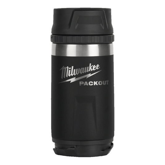 MILWAUKEE PACKOUT BOTTLE 355 ML SIP LID BLACK