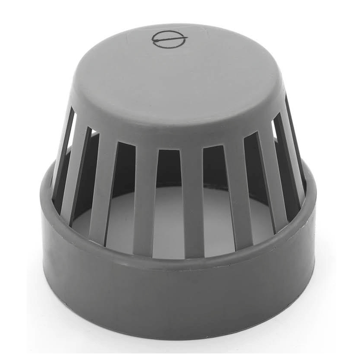 VENT COWL UPVC 56MM {KAPELLO}