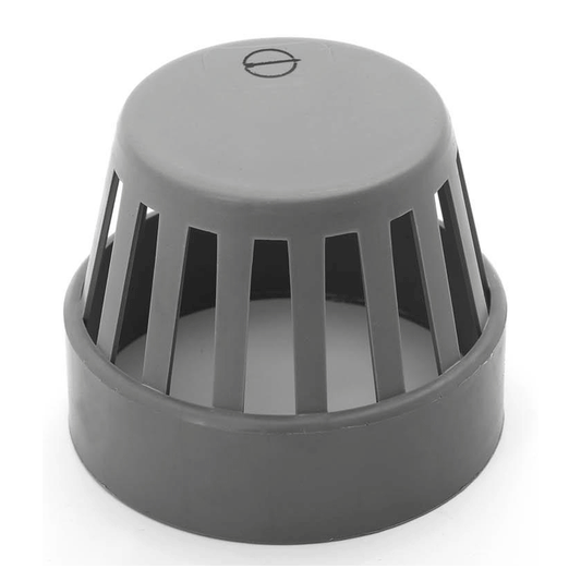 VENT COWL UPVC 56MM {KAPELLO}