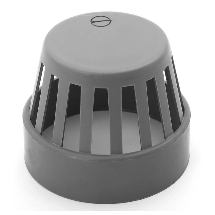 VENT COWL UPVC 82MM (KAPELLO)