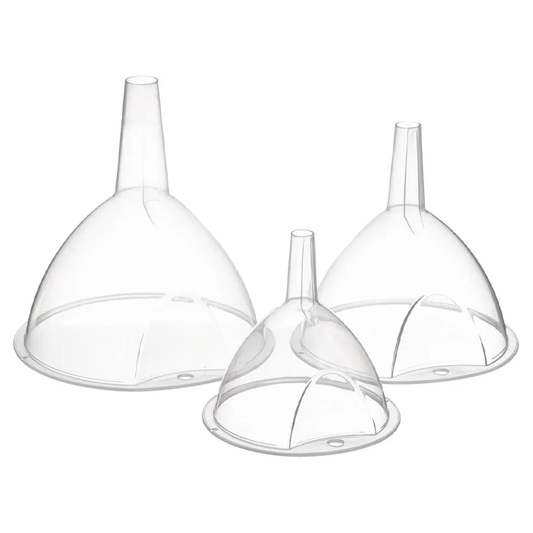 FUNNEL PLASTIC TRANSPARENT X3