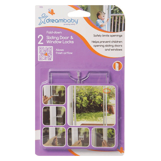 SLIDING DOOR LOCK-CLEAR
