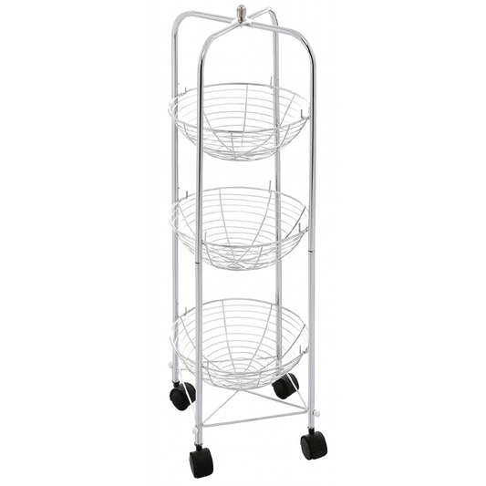 3 TIER ROUND TROLLEY