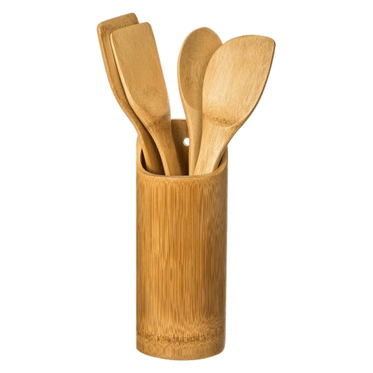 BAMBOO KITCHEN HOLDER+4TOOLS