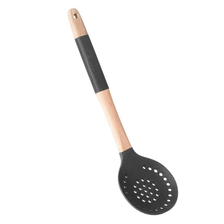SKIMMING LADLE BLACK WOOD