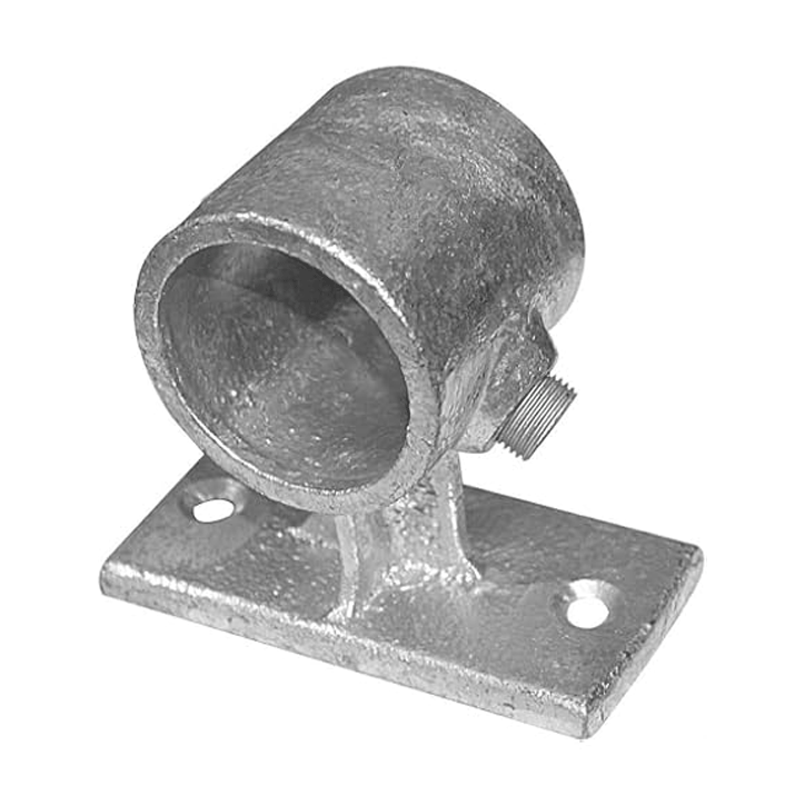 METAL TUBE WALL FLANGE CONNECTOR GALVANIZED 1 1/4"