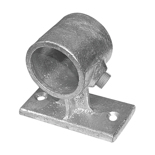 METAL TUBE WALL FLANGE CONNECTOR GALVANIZED 1 1/4"