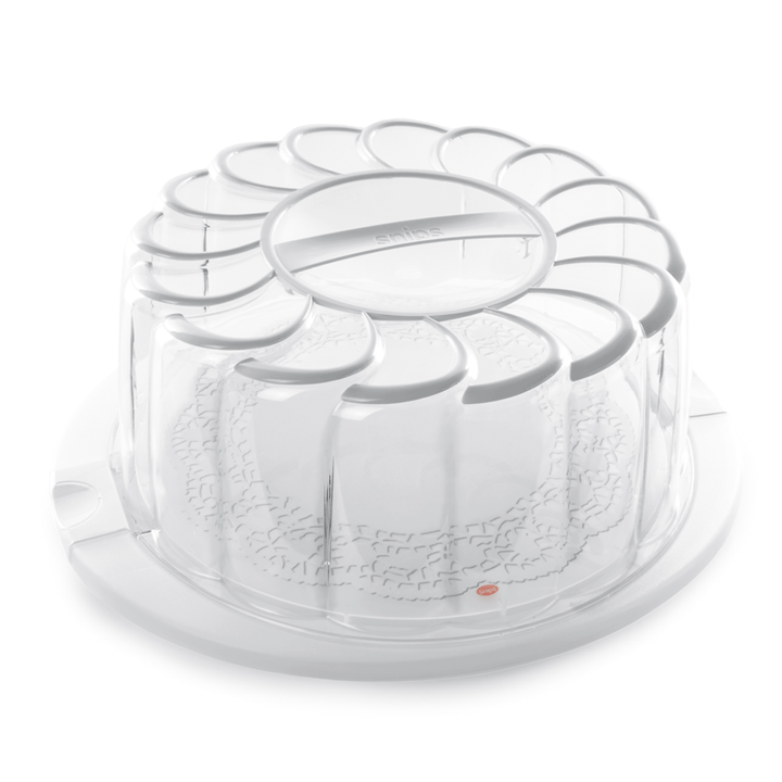 CAKE HOLDER WHITE 28CM DISPLAY