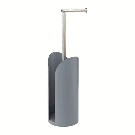 FLEXIBLE TOILET PAPER HOLDER GREY
