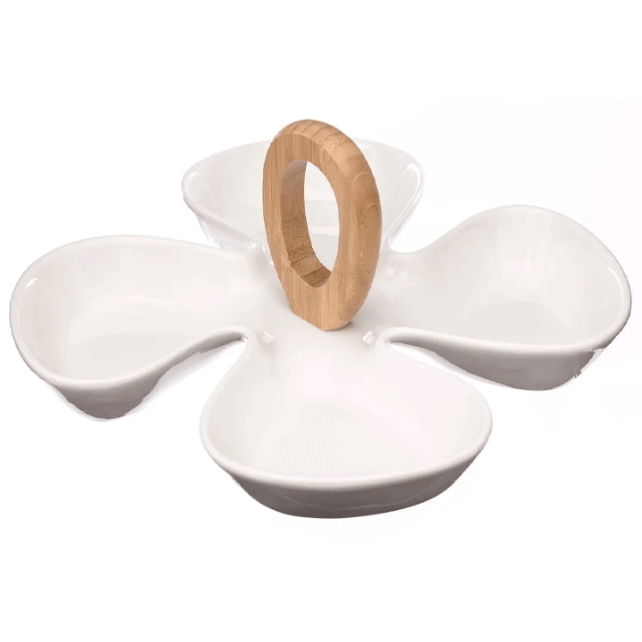 APERITIVE PLATE WITH BAMBOO HA