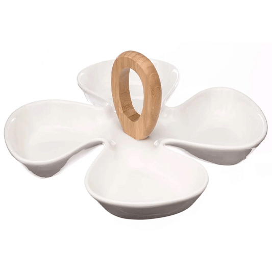 APERITIVE PLATE WITH BAMBOO HA
