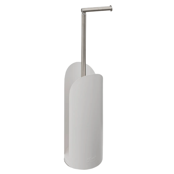 FLEXIBLE TOILET PAPER HOLDER WHITE
