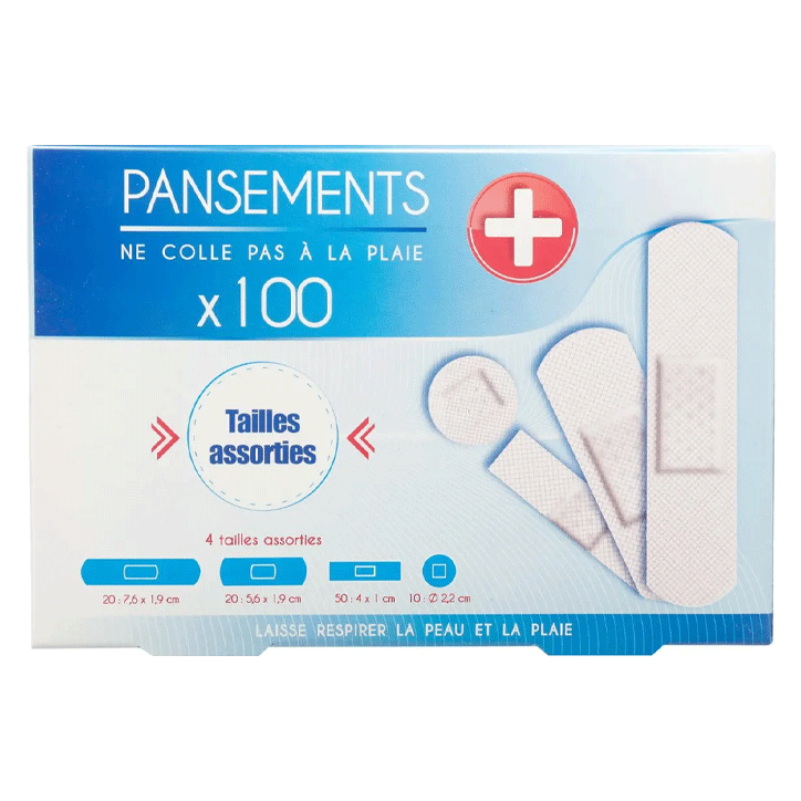 100 BANDAGES BOX
