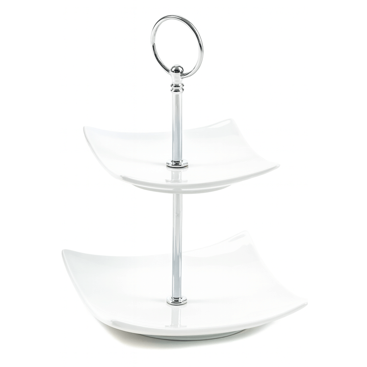ETAGERE 2LAYERS D11/D14XH25CM 24 2,50 2ASS DSG CE/IRON ALPINA CB 360G