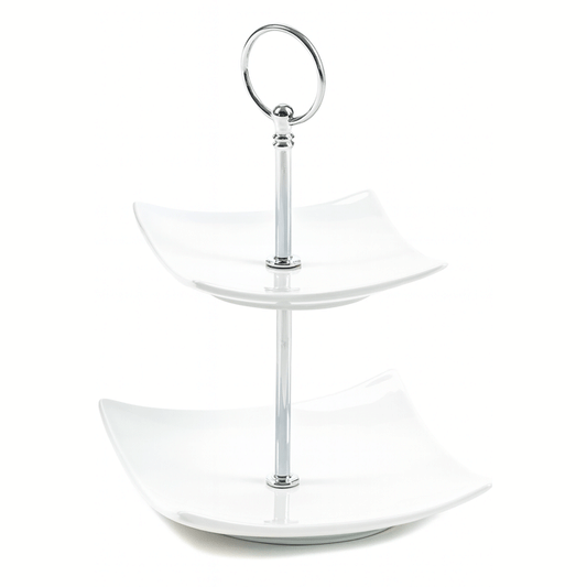 ETAGERE 2LAYERS D11/D14XH25CM 24 2,50 2ASS DSG CE/IRON ALPINA CB 360G