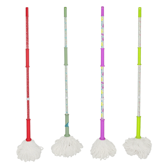 MICROFIBER MOP 125XD7,5CM 96 2,75 LC 4ASS CLR 337G HT