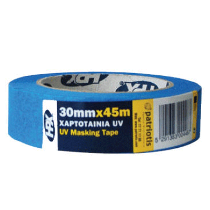 HPX MASKING BLUE UV TAPE 30MMX45M