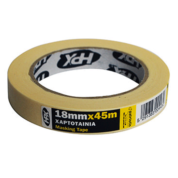 HPX MASKING TAPE 18MMX45M