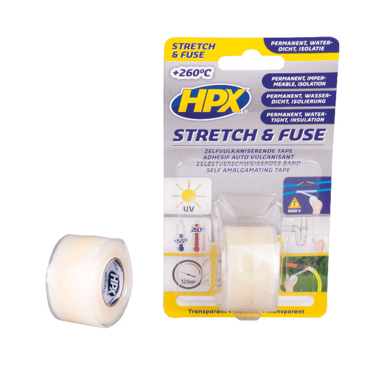 HPX STRETCH & FUSE CLEAR 25MMX1.80M