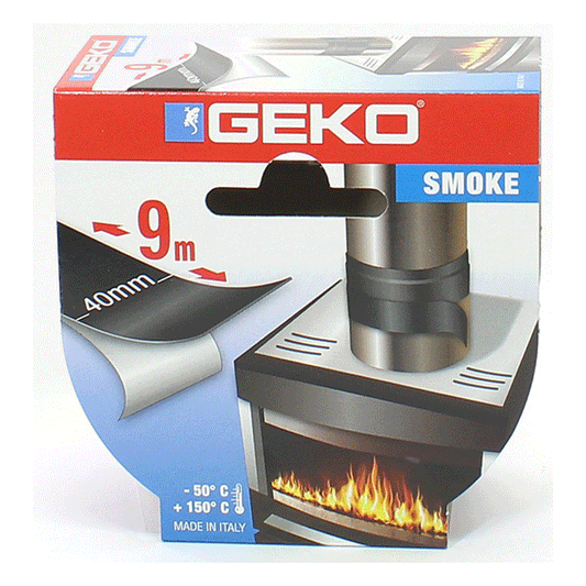 GEKO SMOKE BLACK ALUMINIUM TAPE 40MMX9M