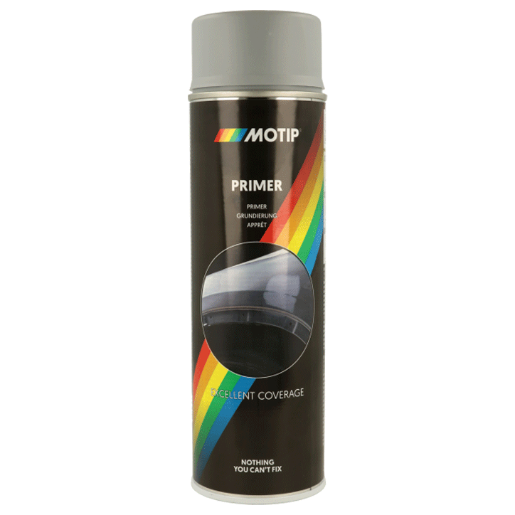 MOTIP SPRAY G/PRIMER GREY 500ML
