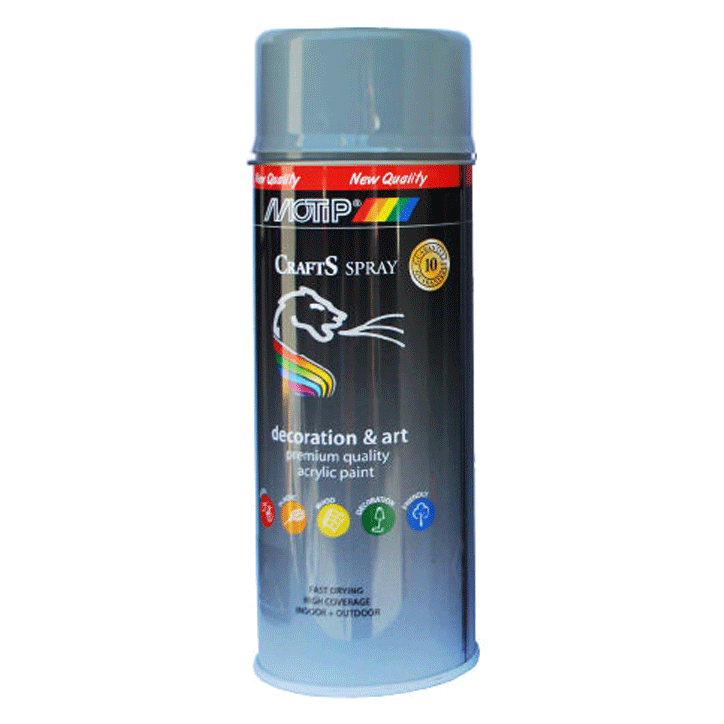 MOTIP CRAFTS GREY RAL-7001 400ML