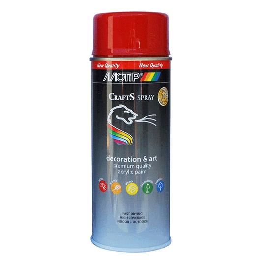 MOTIP CRAFTS SIGN RED RAL-3002 400ML