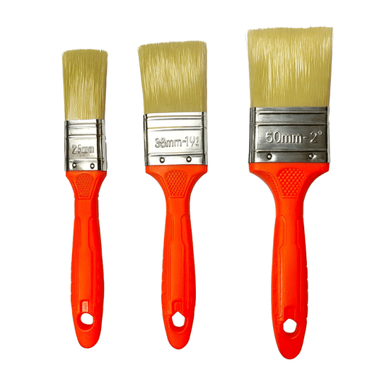 PAINT BRUSH FLAT 3X 1"-1.5"-2"