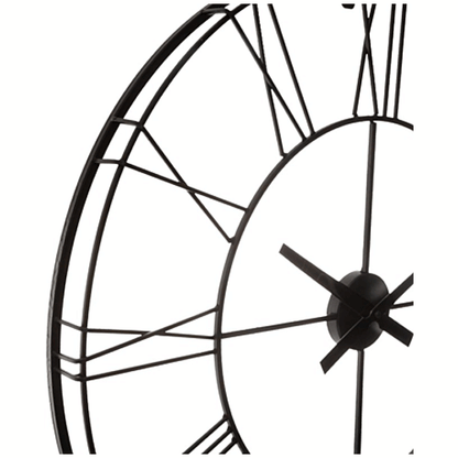 3D METAL CLOCK D70 BLACK