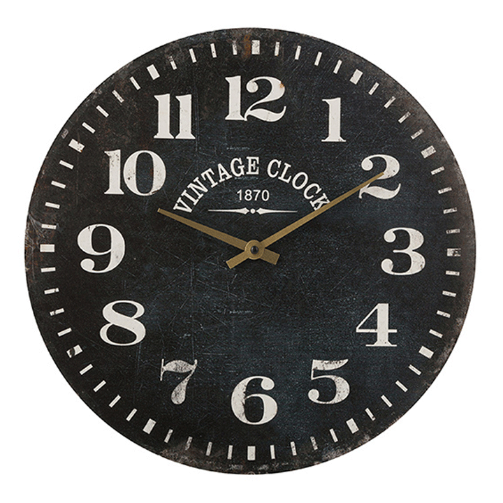 38CM MDF WALL CLOCK