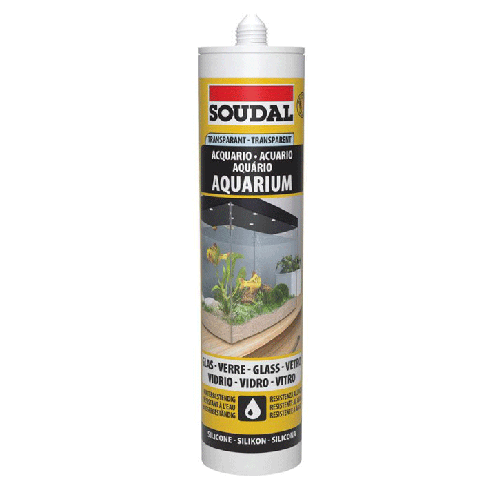 SOUDAL AQUARIUM SILICONE CLEAR 290ML