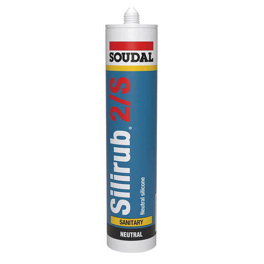 SOUDAL. SILIRUB 2S SANITARY SIL. NEUTRAL GREY