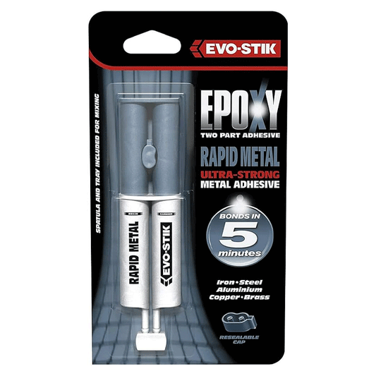 EPOXY RAPID METAL SYRINGE 25ML EVOSTIK