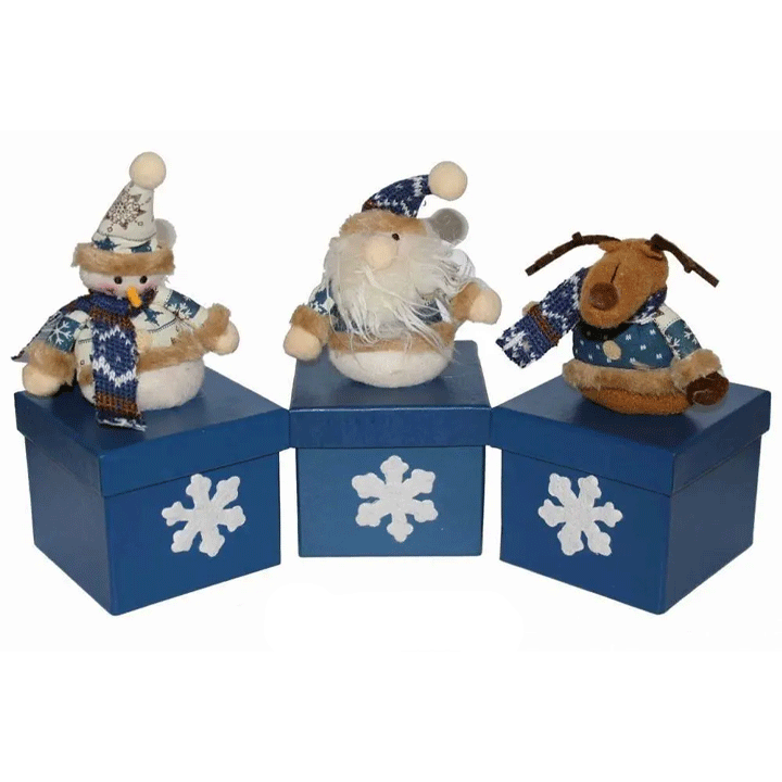 CHRISTMAS FIGURE BOX 18CM