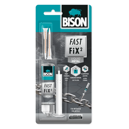 BISON FAST FIX LIQUID METAL CARD 10G