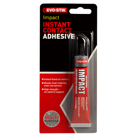 IMPACT ADHESIVE TUBE BLISTERED 30G EVOSTIK