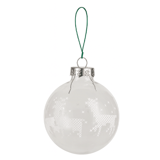 CHRISTMAS BAUBLE 6CM