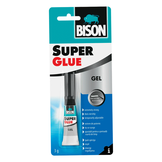 BISON SUPER GLUE GEL CARD