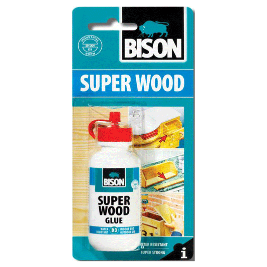 BISON EXPR. WOOD GLUE 75G CARD
