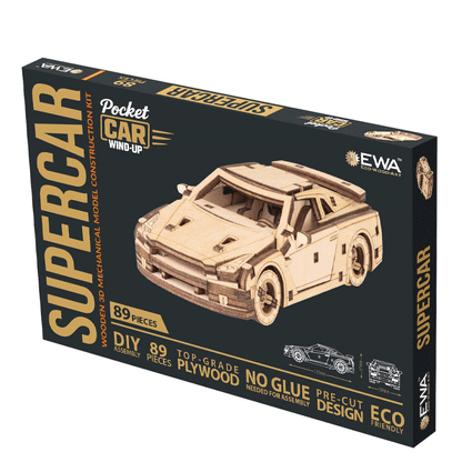 CONSTRUCTION KIT OF MECHANICAL MODEL"SUPERCAR"