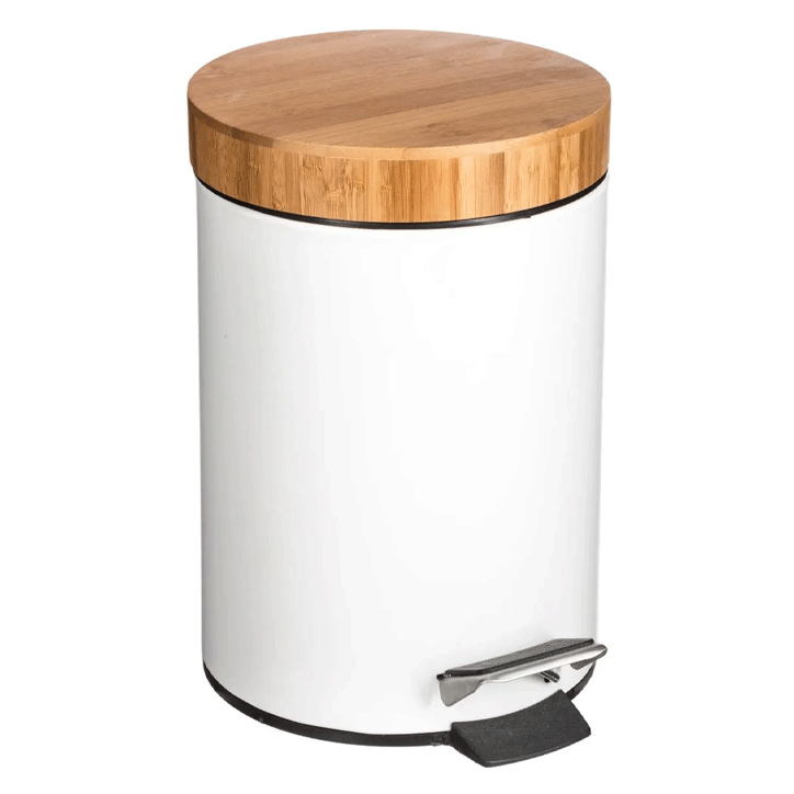 DUSTBIN NATUREO WHITE 3L