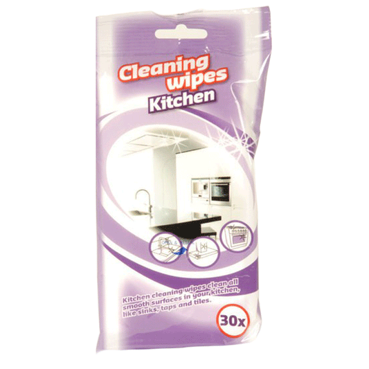 CLEANING WIPES 30PCS 18X20CM KITCHEN