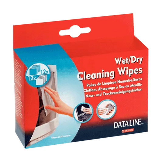 WET & DRY WIPES FOR SCREEN CLEANING 24PCS CURTIS