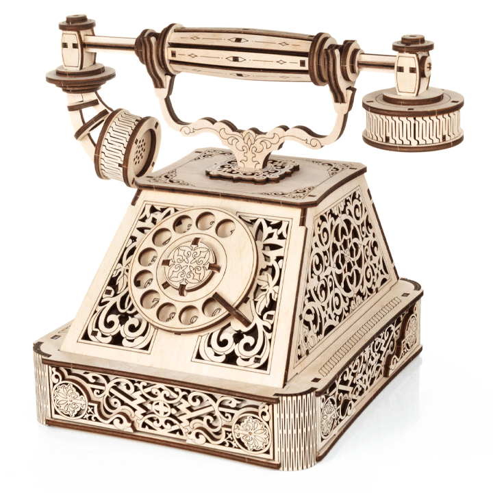 CONSTRUCTION KIT OF MECHANICAL MODEL"RETRO TELEPHONE"