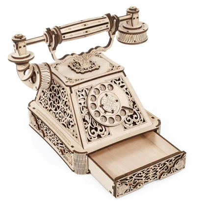 CONSTRUCTION KIT OF MECHANICAL MODEL"RETRO TELEPHONE"