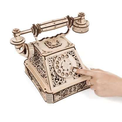 CONSTRUCTION KIT OF MECHANICAL MODEL"RETRO TELEPHONE"