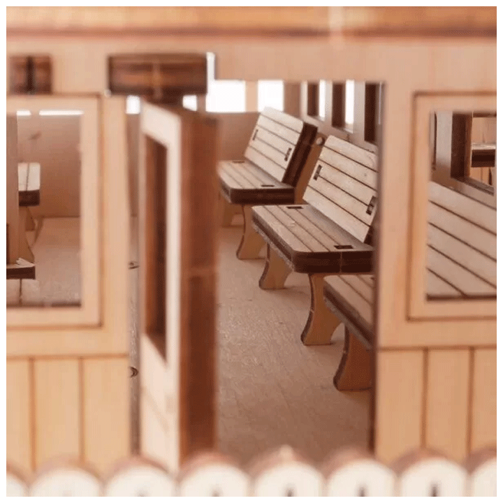 CONSTRUCTION KIT OF MECHANICAL MODEL"PADDLE STEAMER RIVER PRINCESS"